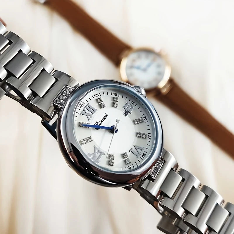 Virelle-Virelle | Dames Horloge – Quartz Uurwerk, Roestvrijstalen Band, Kalenderfunctie