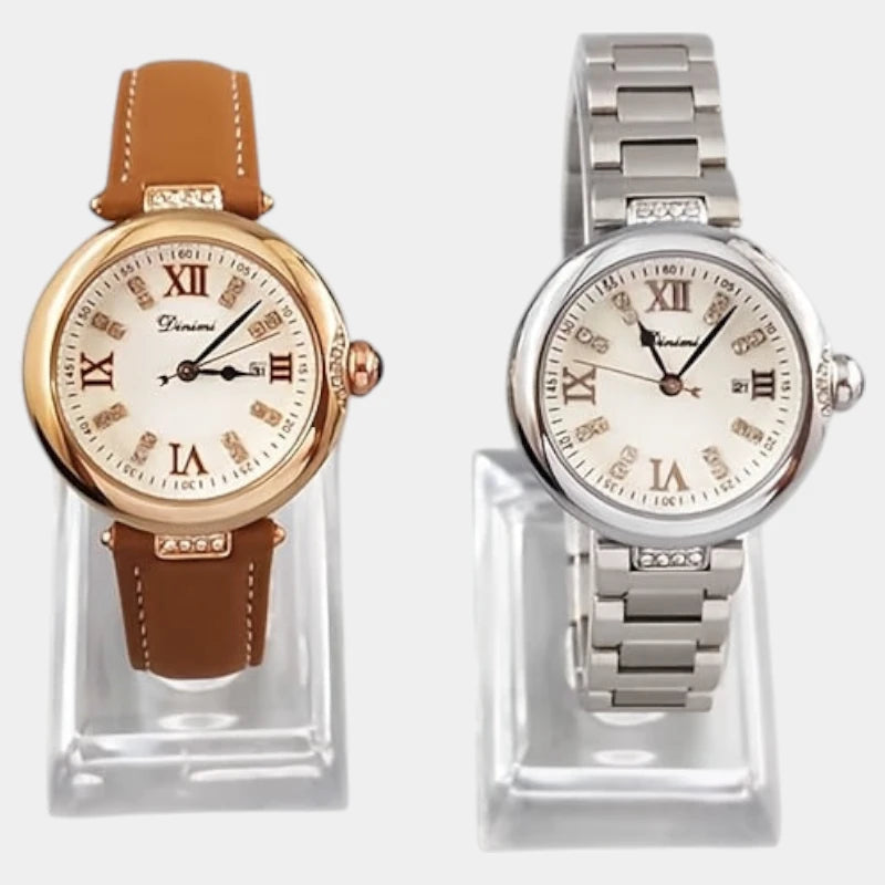 Virelle-Virelle | Dames Horloge – Quartz Uurwerk, Roestvrijstalen Band, Kalenderfunctie