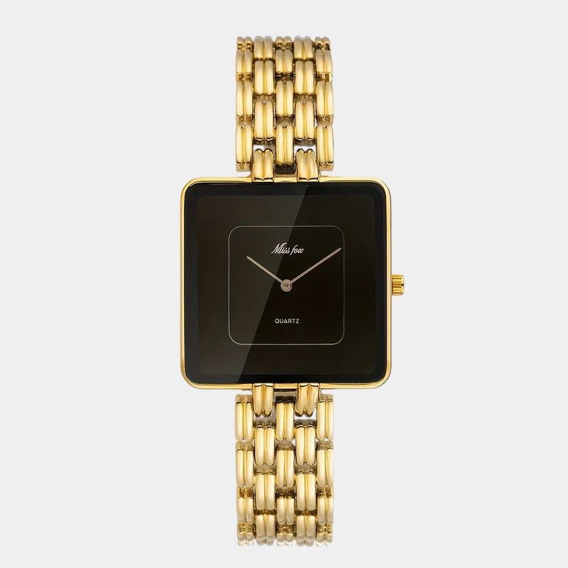 Virelle-Virelle | Dames Horloge – Vierkante Quartz Kast, Minimalistisch Design, Luxe Afwerking