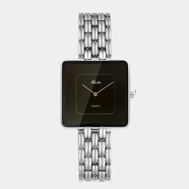 Virelle-Virelle | Dames Horloge – Vierkante Quartz Kast, Minimalistisch Design, Luxe Afwerking