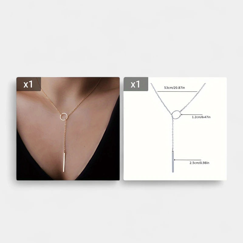 Virelle-Virelle | Dames Ketting – Fijn Metaal met Maan, Ster, Ring of Blad, Minimalistisch en Elegant Design