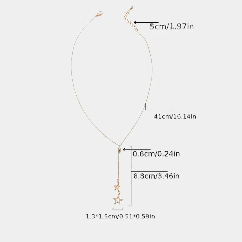 Virelle-Virelle | Dames Ketting – Fijn Metaal met Maan, Ster, Ring of Blad, Minimalistisch en Elegant Design