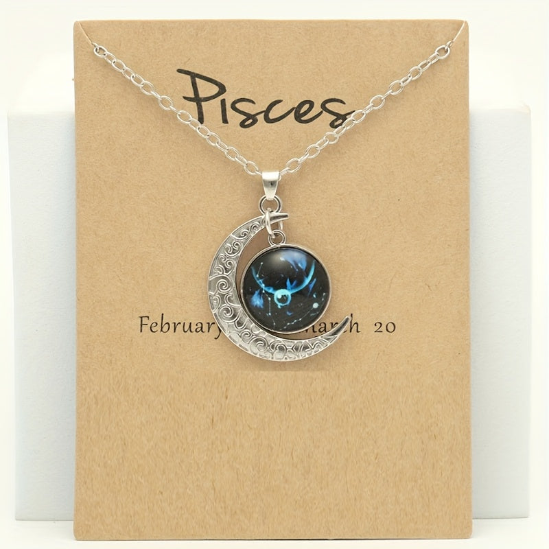 Virelle-Virelle | Dames Ketting – Retro Glow-in-the-Dark, Vintage Stijl, Verstelbaar