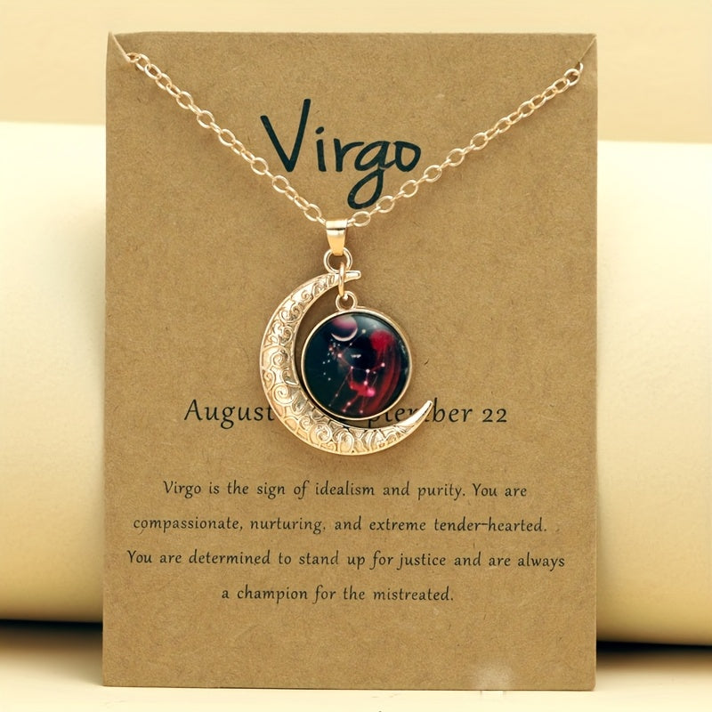 Virelle-Virelle | Dames Ketting – Retro Glow-in-the-Dark, Vintage Stijl, Verstelbaar