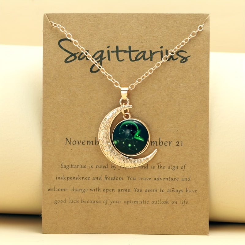 Virelle-Virelle | Dames Ketting – Retro Glow-in-the-Dark, Vintage Stijl, Verstelbaar