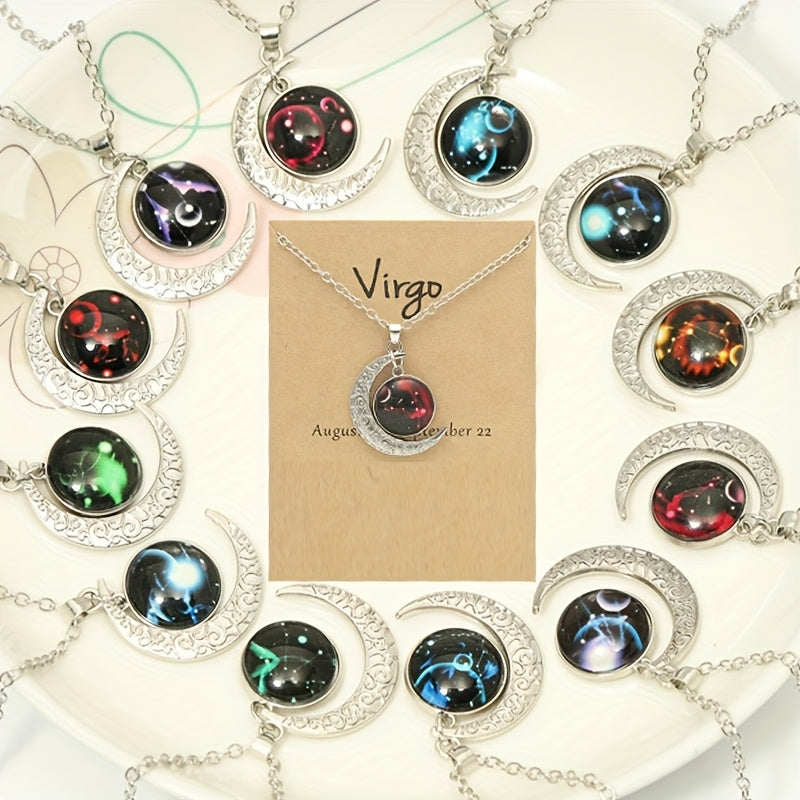 Virelle-Virelle | Dames Ketting – Retro Glow-in-the-Dark, Vintage Stijl, Verstelbaar
