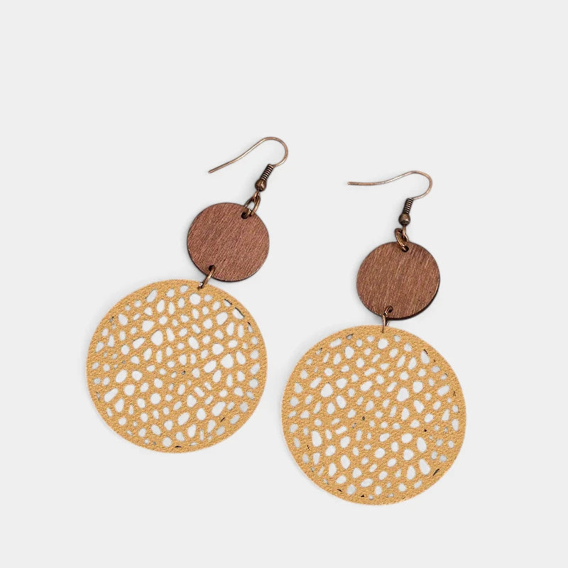 Virelle-Virelle | Dames Oorbellen – Hol Rond Design, Boheemse Vintage Stijl, Tijdloos Sieraad