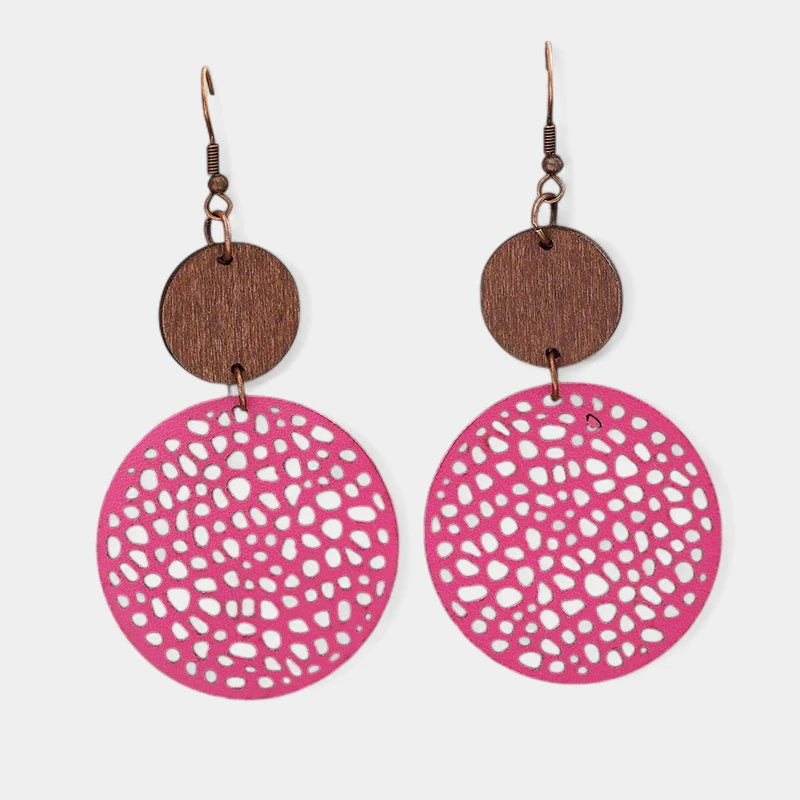 Virelle-Virelle | Dames Oorbellen – Hol Rond Design, Boheemse Vintage Stijl, Tijdloos Sieraad