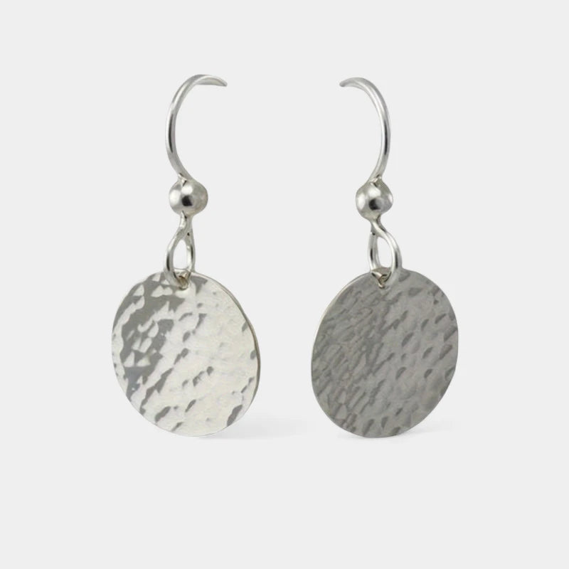 Virelle-Virelle | Dames Oorbellen – Minimalistisch Goud, Holle en Bolle Ronde Vorm, Elegant Geometrisch Design