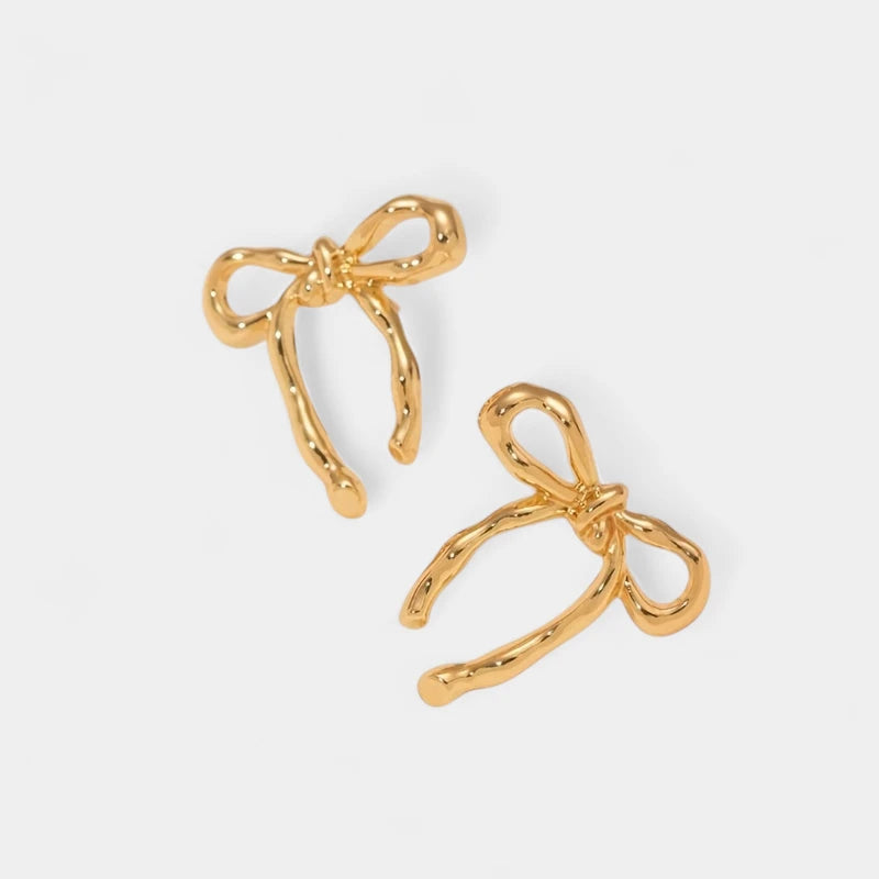 Virelle-Virelle | Dames Oorbellen – Vintage Strikontwerp, Legering met Roestvrijstalen Steker