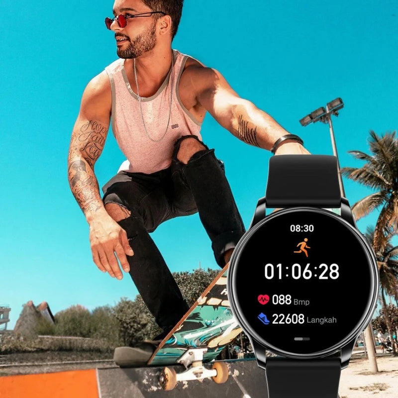 Virelle-Virelle | Dames Smartwatch – Activiteitentracker, Aanpasbare Wijzerplaat, Slank Ontwerp