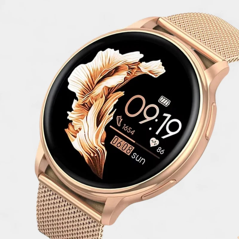 Virelle-Virelle | Dames Smartwatch – Activiteitentracker, Aanpasbare Wijzerplaat, Slank Ontwerp