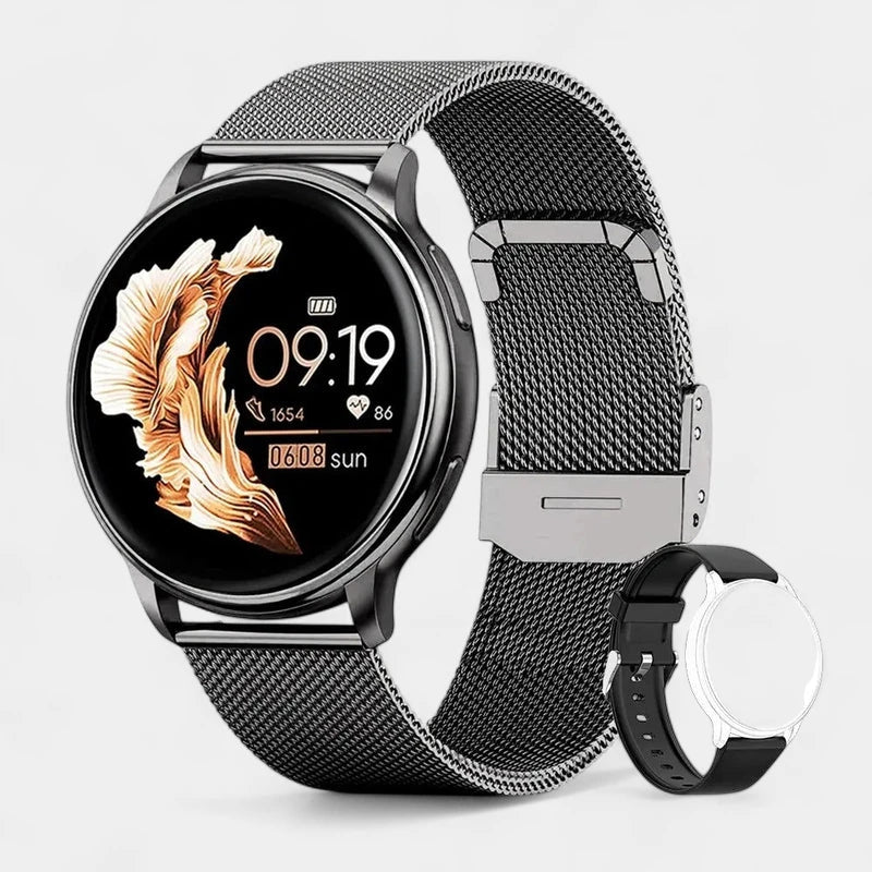 Virelle-Virelle | Dames Smartwatch – Activiteitentracker, Aanpasbare Wijzerplaat, Slank Ontwerp
