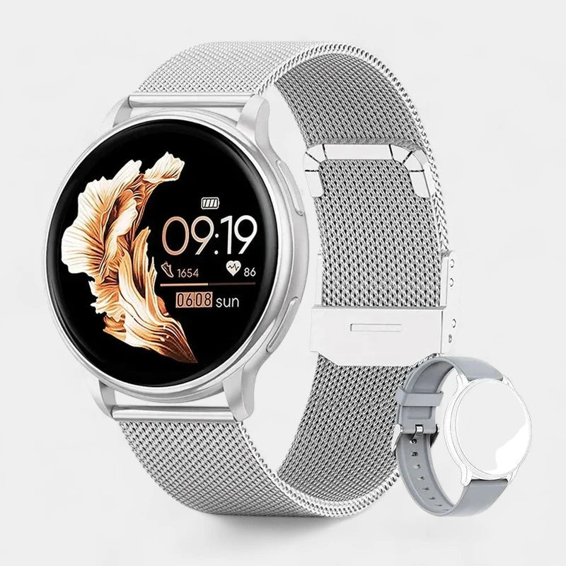 Virelle-Virelle | Dames Smartwatch – Activiteitentracker, Aanpasbare Wijzerplaat, Slank Ontwerp