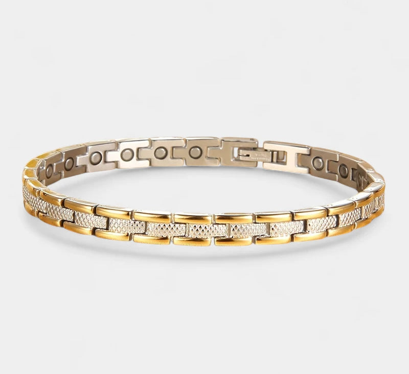 Virelle-Virelle | Dames armband – Titanium staal, Magnetisch ontwerp, Verstelbare lengte