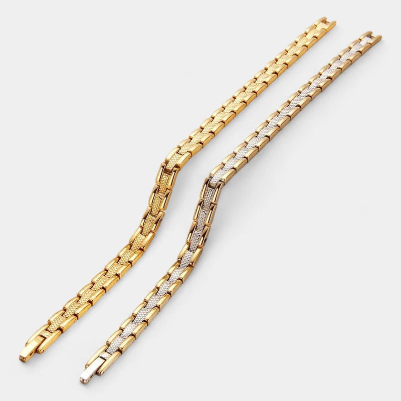 Virelle-Virelle | Dames armband – Titanium staal, Magnetisch ontwerp, Verstelbare lengte