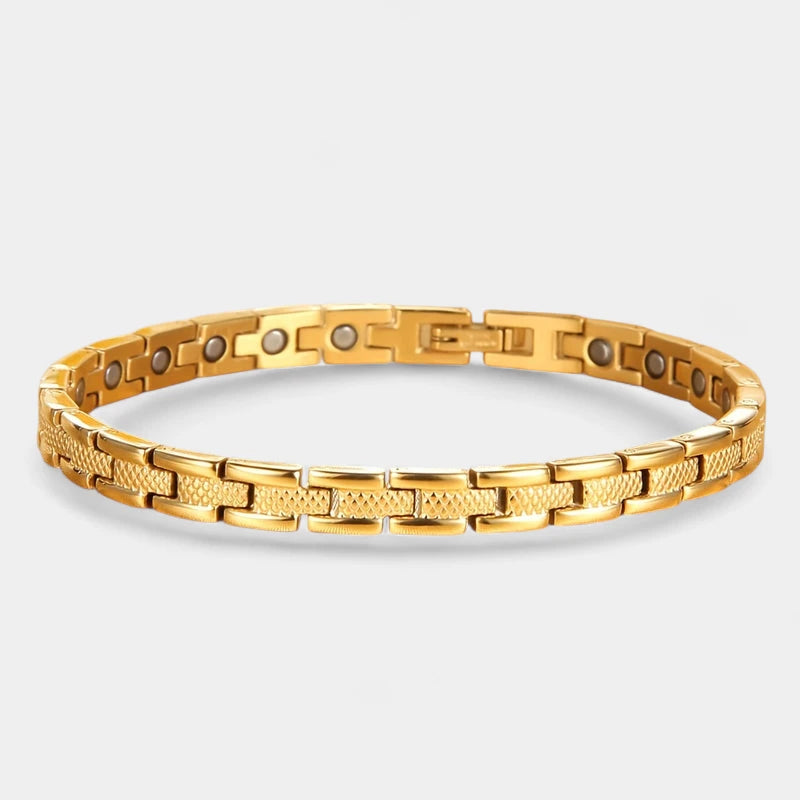 Virelle-Virelle | Dames armband – Titanium staal, Magnetisch ontwerp, Verstelbare lengte