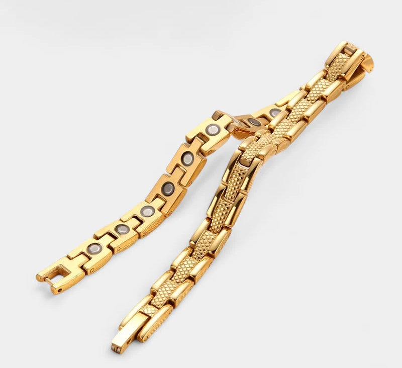 Virelle-Virelle | Dames armband – Titanium staal, Magnetisch ontwerp, Verstelbare lengte