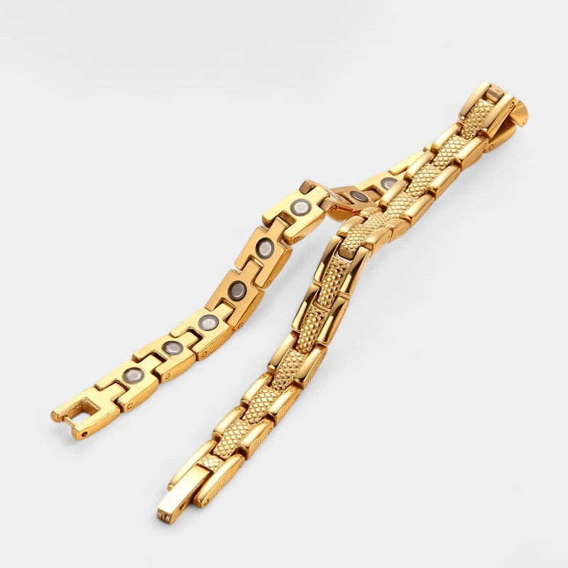 Virelle-Virelle | Dames armband – Titanium staal, Magnetisch ontwerp, Verstelbare lengte