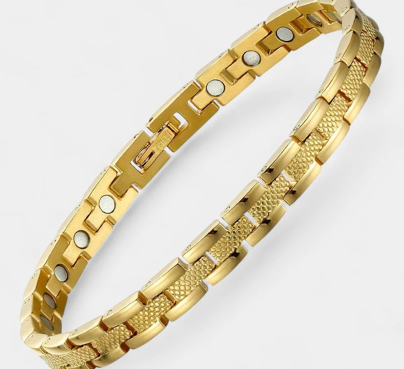 Virelle-Virelle | Dames armband – Titanium staal, Magnetisch ontwerp, Verstelbare lengte