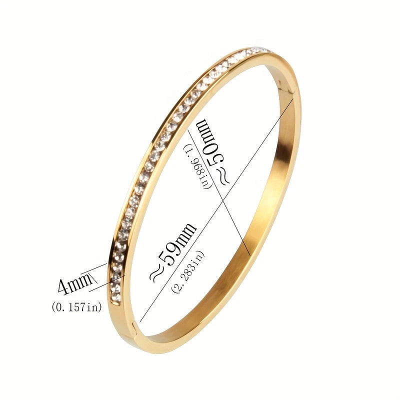 Virelle-Virelle | Dames armbandenset – Roestvrij staal, Slotdetail, Ophangende bedels