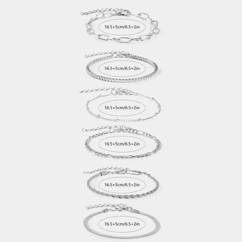 Virelle-Virelle | Dames armbandset – Klassiek gelaagd ontwerp, perfect cadeau