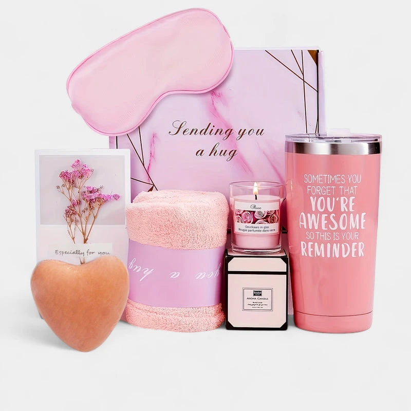 Virelle-Virelle | Dames wellnessset – Badaccessoires, Ontspannend spa pakket, Verzorgingscadeau