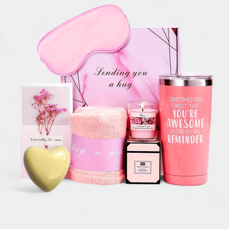 Virelle-Virelle | Dames wellnessset – Badaccessoires, Ontspannend spa pakket, Verzorgingscadeau