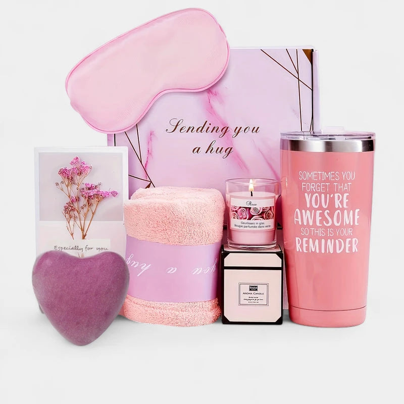 Virelle-Virelle | Dames wellnessset – Badaccessoires, Ontspannend spa pakket, Verzorgingscadeau