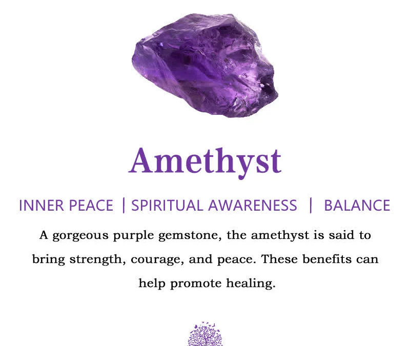 Virelle-Virelle | Damesarmband – Edelsteenkralen 8 mm rozekwarts, obsidiaan, amethist