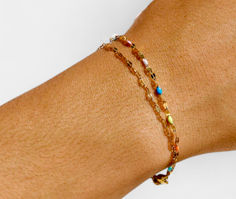 Virelle-Virelle | Damesarmband – Fijn kralen-design, verstelbare sluiting