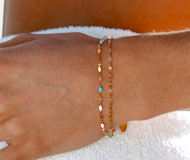 Virelle-Virelle | Damesarmband – Fijn kralen-design, verstelbare sluiting