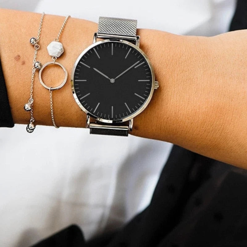 Virelle-Virelle | Dameshorloge – Quartz Uurwerk, Slank Profiel, Verstelbare Polsband