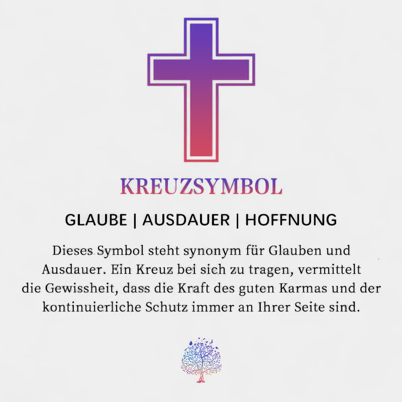 Virelle-Virelle | Damesketting – Edelsteen kruis-hanger, fijn schakelketting