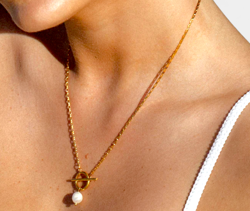 Virelle-Virelle | Damesketting – Parellenkraal met sierlijke sluiting