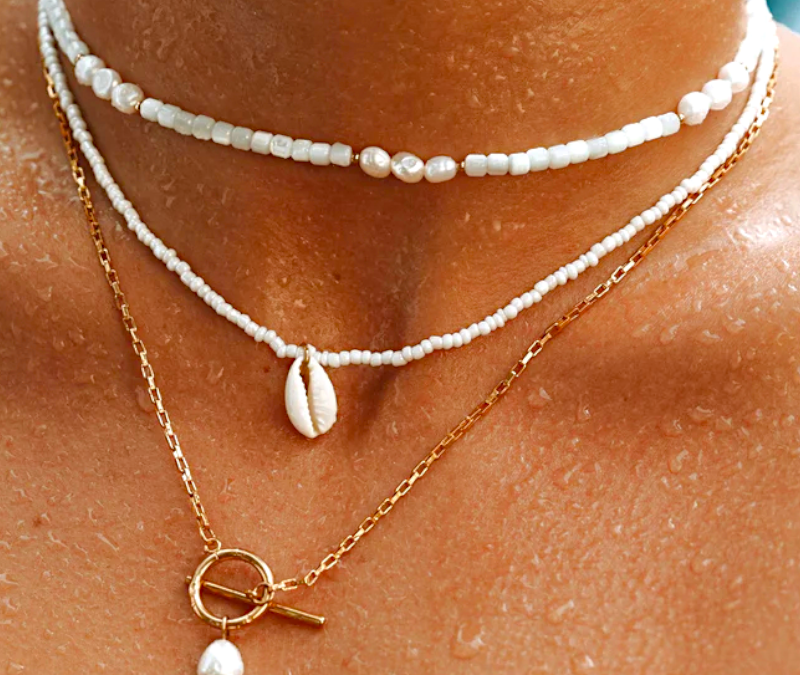 Virelle-Virelle | Damesketting – Parellenkraal met sierlijke sluiting