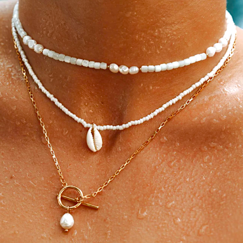 Virelle-Virelle | Damesketting – Parellenkraal met sierlijke sluiting