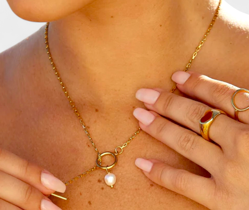 Virelle-Virelle | Damesketting – Parellenkraal met sierlijke sluiting