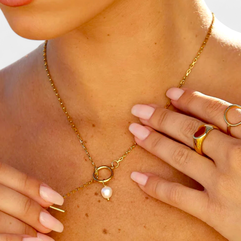 Virelle-Virelle | Damesketting – Parellenkraal met sierlijke sluiting