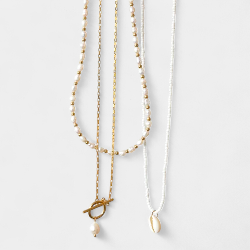 Virelle-Virelle | Damesketting – Parellenkraal met sierlijke sluiting