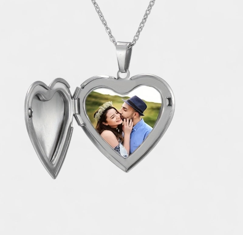 Virelle-Virelle Hanger - Custom photo heart pendant necklace voor dagelijks gebruik