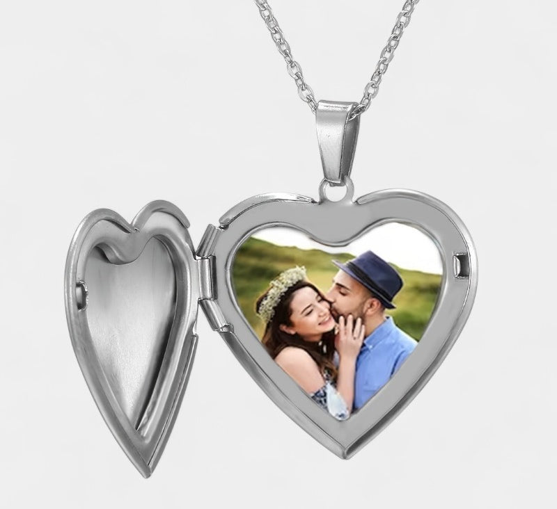 Virelle-Virelle Hanger - Custom photo heart pendant necklace voor dagelijks gebruik
