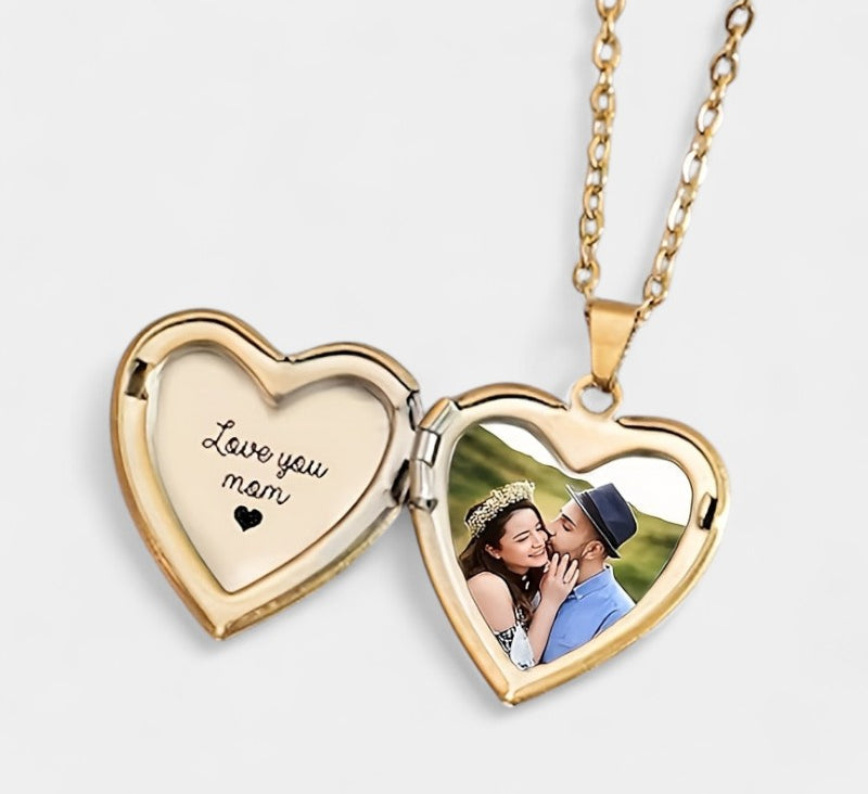 Virelle-Virelle Hanger - Custom photo heart pendant necklace voor dagelijks gebruik