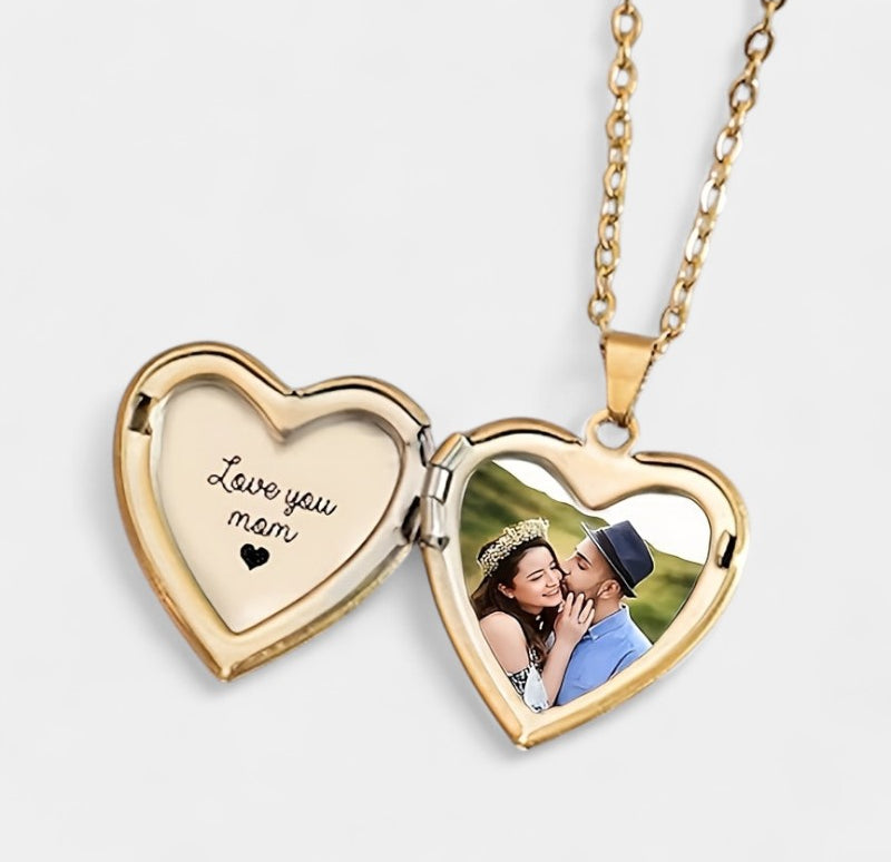 Virelle-Virelle Hanger - Custom photo heart pendant necklace voor dagelijks gebruik