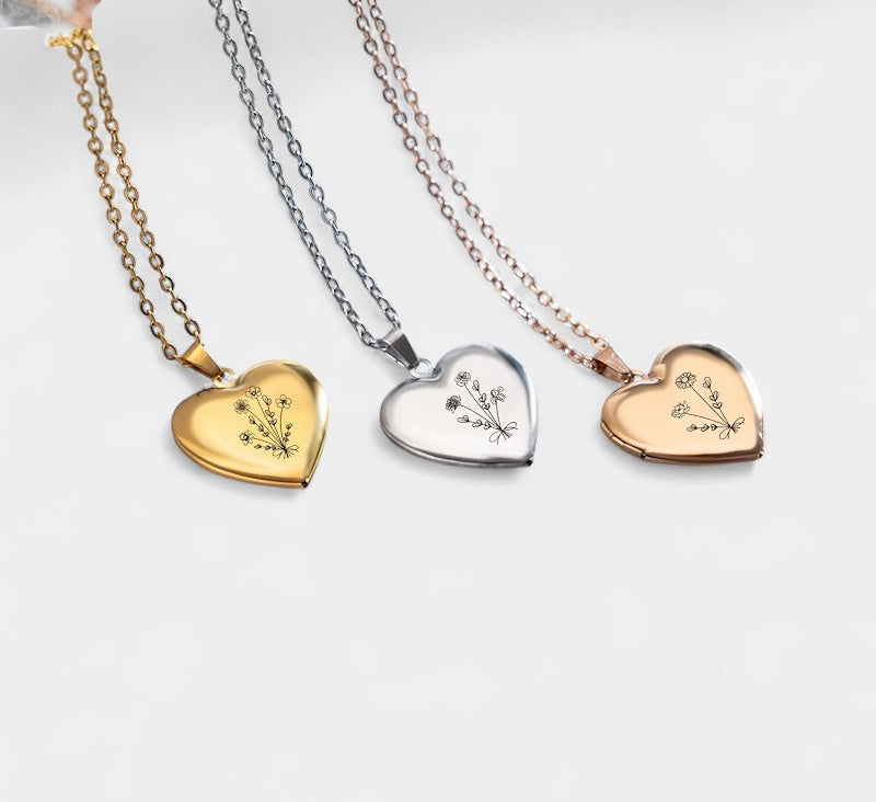 Virelle-Virelle Hanger - Custom photo heart pendant necklace voor dagelijks gebruik