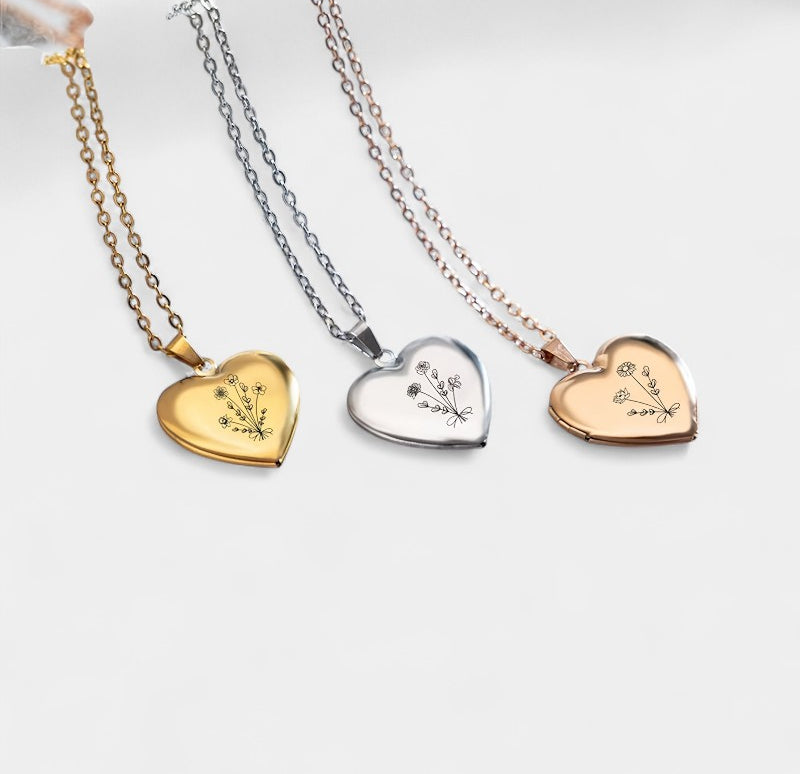 Virelle-Virelle Hanger - Custom photo heart pendant necklace voor dagelijks gebruik