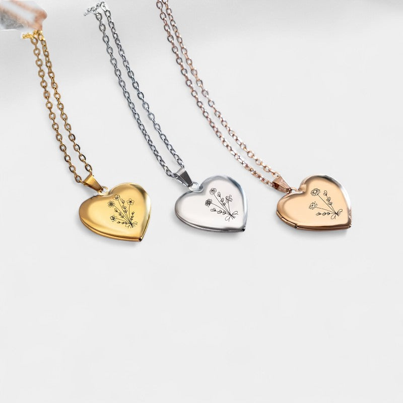 Virelle-Virelle Hanger - Custom photo heart pendant necklace voor dagelijks gebruik