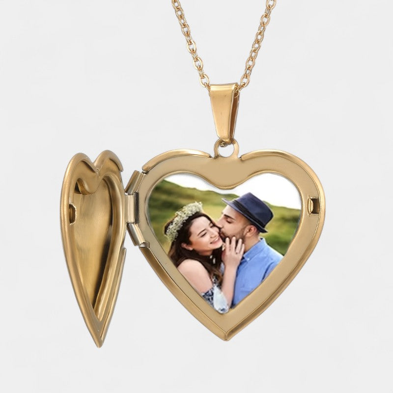 Virelle-Virelle Hanger - Custom photo heart pendant necklace voor dagelijks gebruik