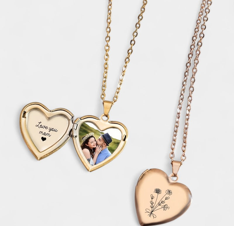 Virelle-Virelle Hanger - Custom photo heart pendant necklace voor dagelijks gebruik
