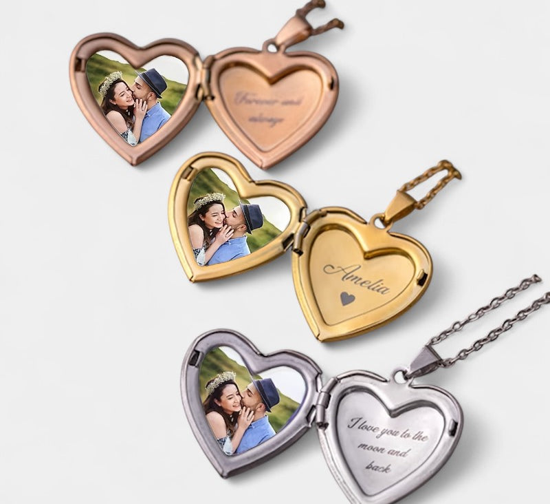 Virelle-Virelle Hanger - Custom photo heart pendant necklace voor dagelijks gebruik